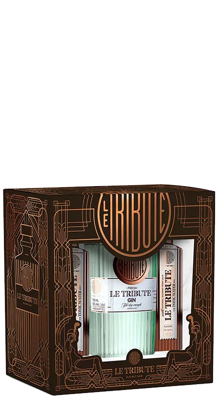 Le Tribute Gin cu 6 Tonic 0.7L